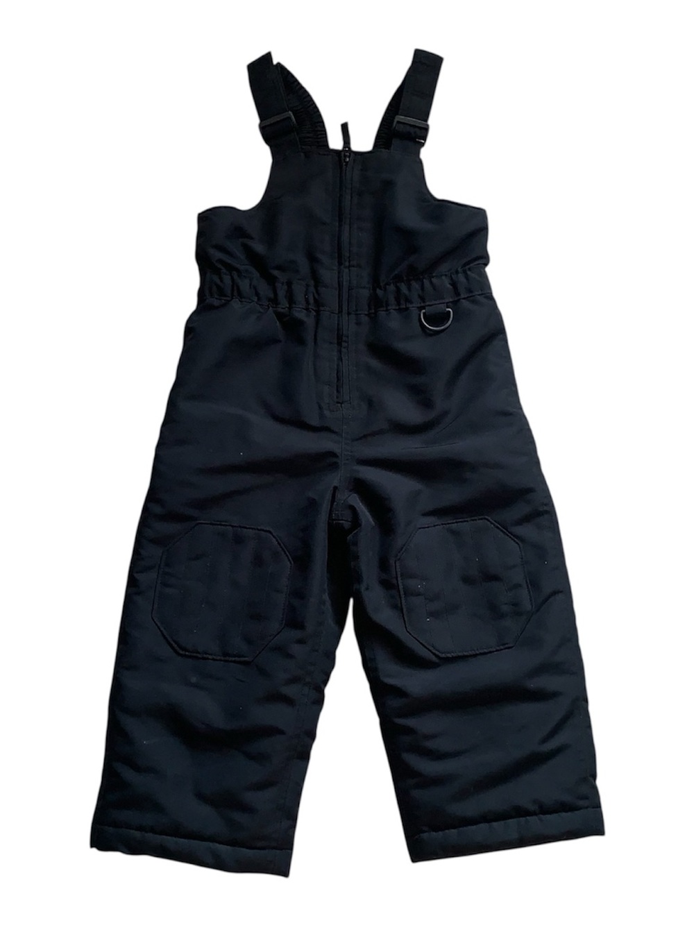 WonderKids Unisex Toddler 3T Black Padded Winter Ski Snow Bib Overall Pants